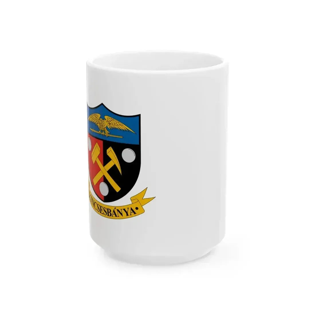 Flag of Kincsesbanya (Hungary) White Coffee Mug 15oz - Go Mug Yourself