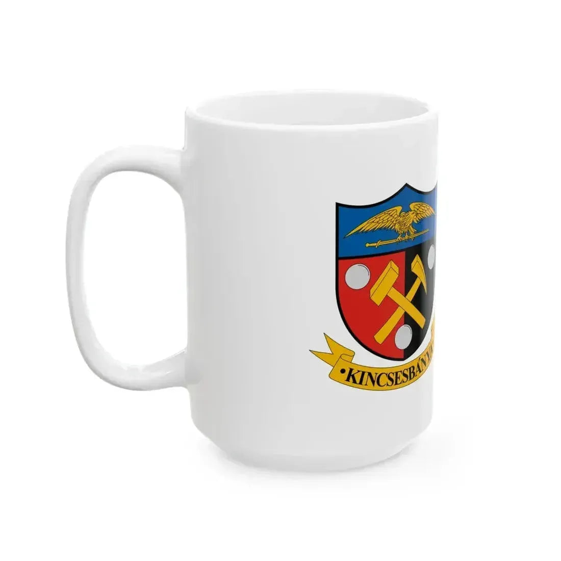 Flag of Kincsesbanya (Hungary) White Coffee Mug - Go Mug Yourself