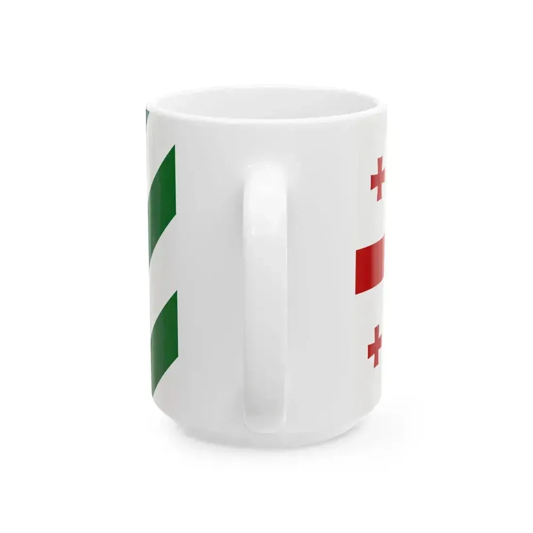 Flag of Kingdom of Abkhazia (Georgia) White Coffee Mug - Go Mug Yourself