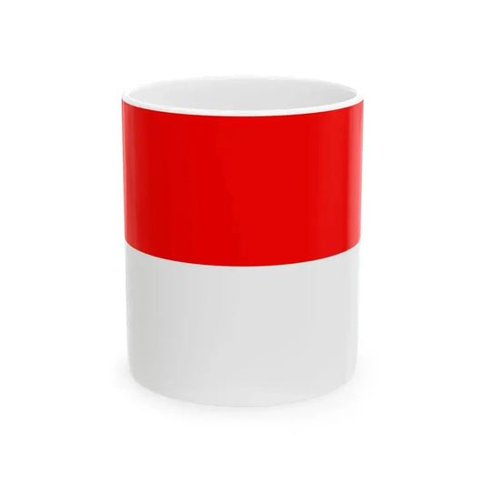 Flag of Kingdom of Croatia 1852-1860 (Croatia) White Coffee Mug 11oz - Go Mug Yourself