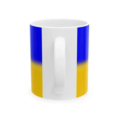 Flag of Kingdom of Dalmatia 1852-1860 (Croatia) White Coffee Mug - Go Mug Yourself