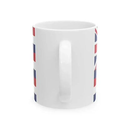 Flag of Kingdom of Hawaii 1816-1845 (United States) White Coffee Mug - Go Mug Yourself