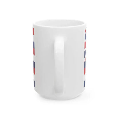 Flag of Kingdom of Hawaii 1816-1845 (United States) White Coffee Mug - Go Mug Yourself