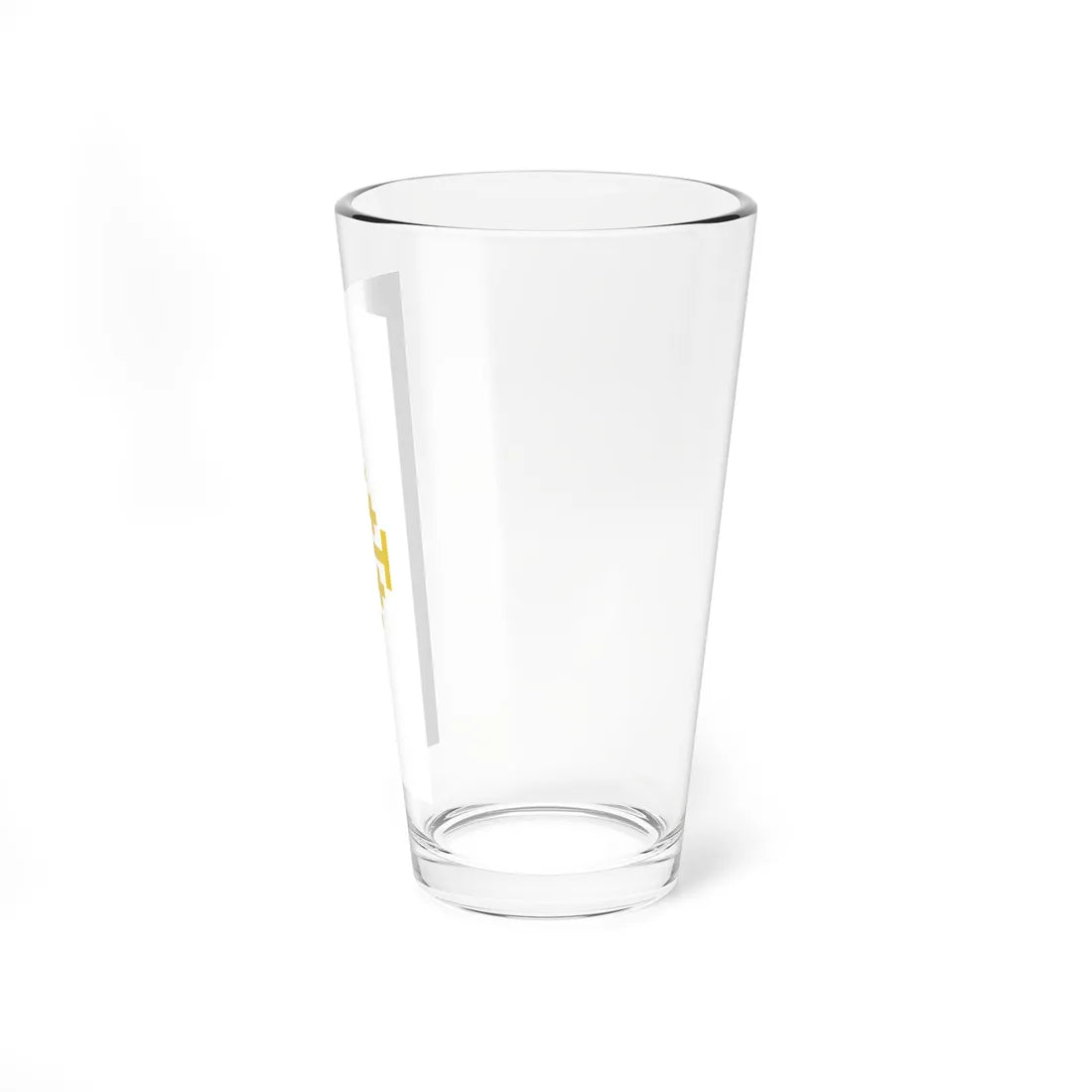Flag of Kingdom of Jerusalem (Israel) Pint Glass 16oz - Go Mug Yourself