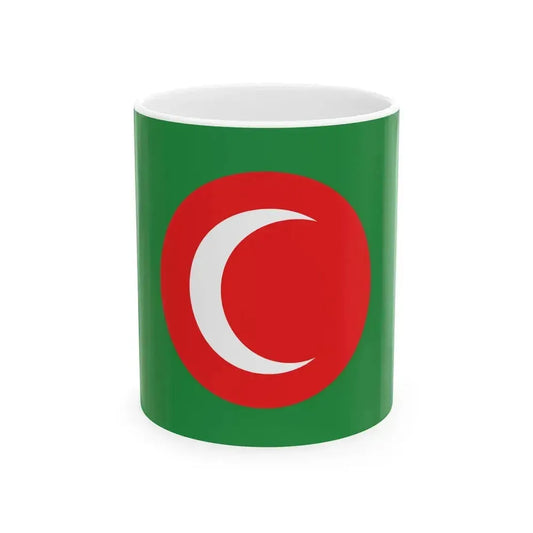 Flag of Kingdom of Kurdistan 1922-1924 (Iraq) White Coffee Mug 11oz - Go Mug Yourself