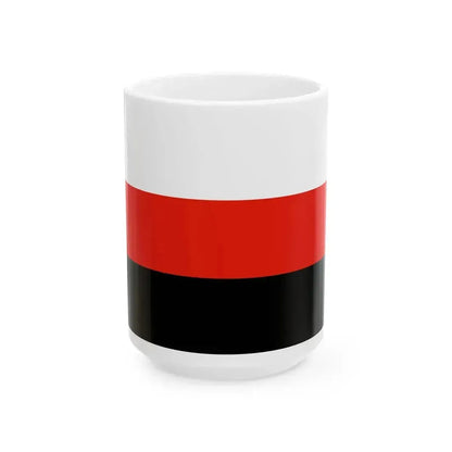 Flag of Kingdom of Naples 1806-1808 (Italy) White Coffee Mug 15oz - Go Mug Yourself