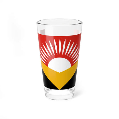 Flag of Kingman Kansas (United States) Pint Glass 16oz 16oz - Go Mug Yourself