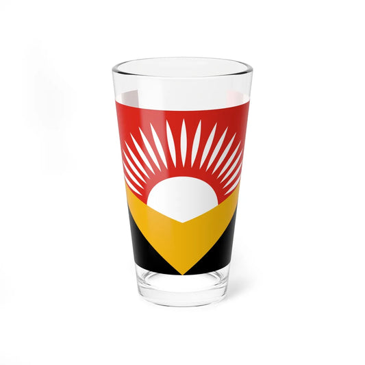 Flag of Kingman Kansas (United States) Pint Glass 16oz 16oz - Go Mug Yourself