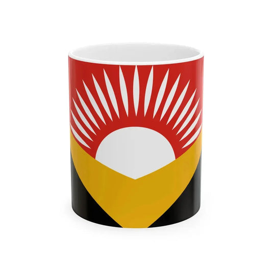 Flag of Kingman Kansas (United States) White Coffee Mug 11oz - Go Mug Yourself