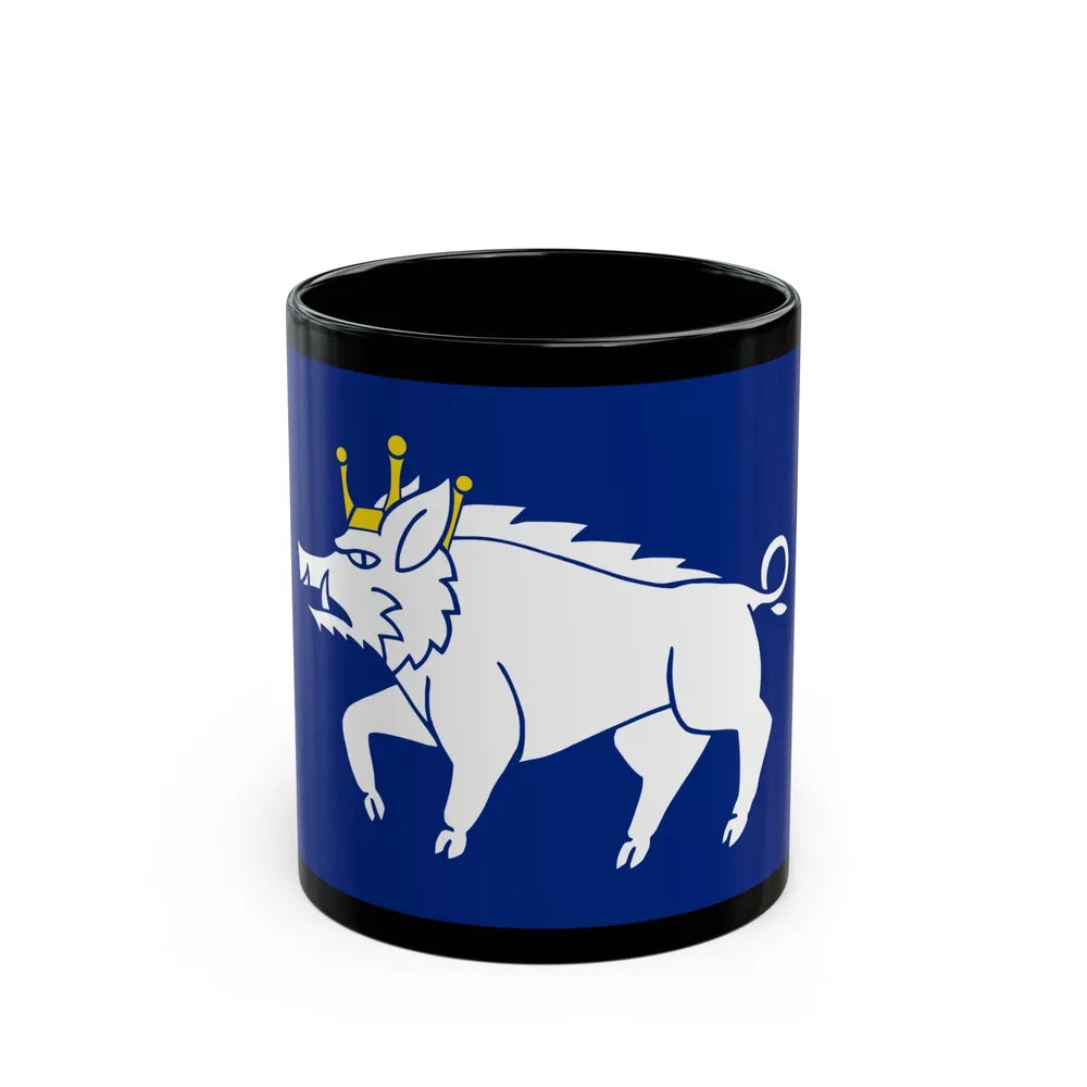 Flag of Kingswinford UK - Black Coffee Mug-11oz-Go Mug Yourself