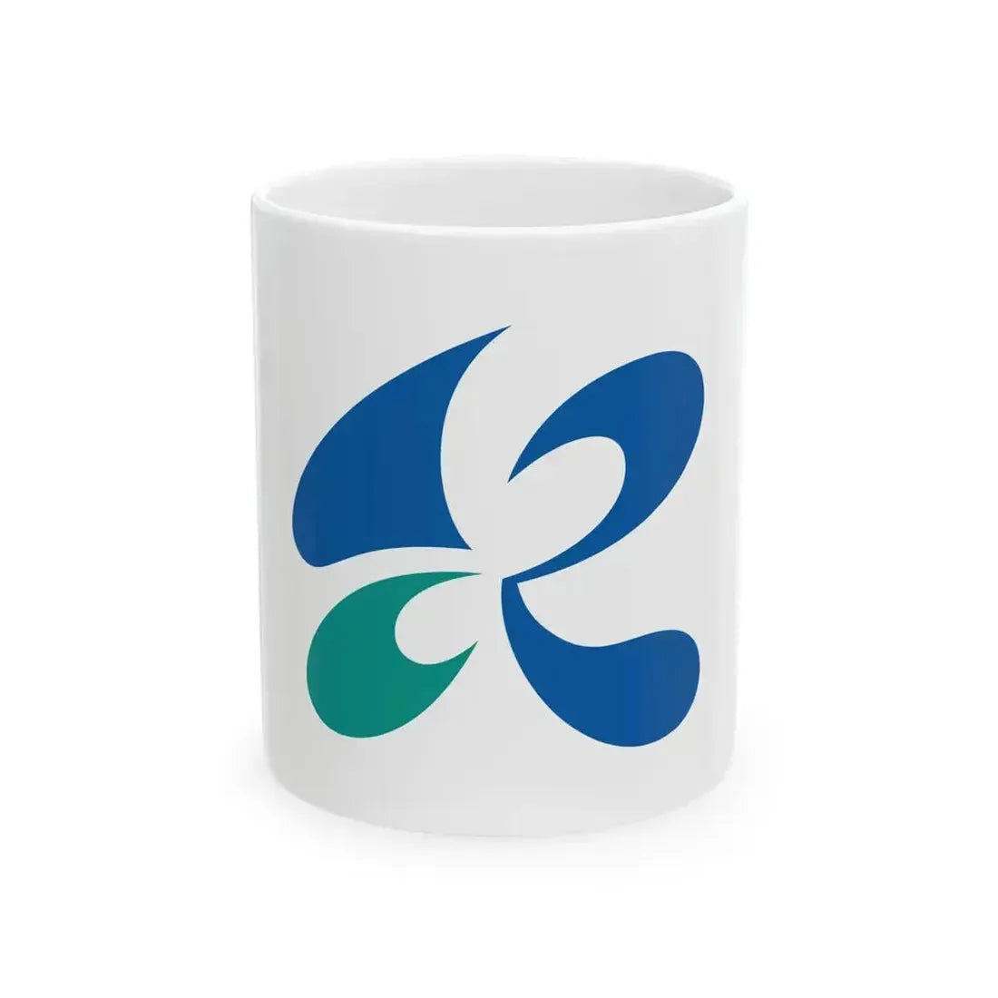Flag of Kinokawa Wakayama (Japan) White Coffee Mug 11oz - Go Mug Yourself