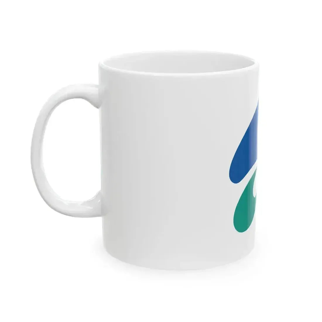 Flag of Kinokawa Wakayama (Japan) White Coffee Mug - Go Mug Yourself