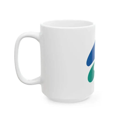 Flag of Kinokawa Wakayama (Japan) White Coffee Mug - Go Mug Yourself
