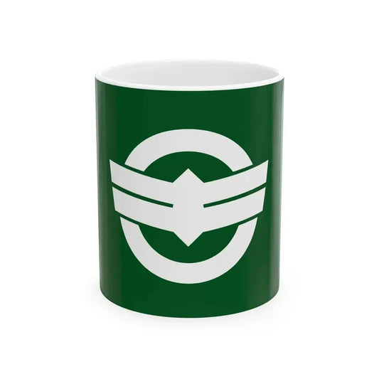 Flag of Kinosaki Hyogo 1986-2005 (Japan) White Coffee Mug 11oz - Go Mug Yourself