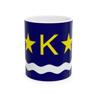 Flag of Kinshasa 1967-2011 (Congo) White Coffee Mug 11oz - Go Mug Yourself
