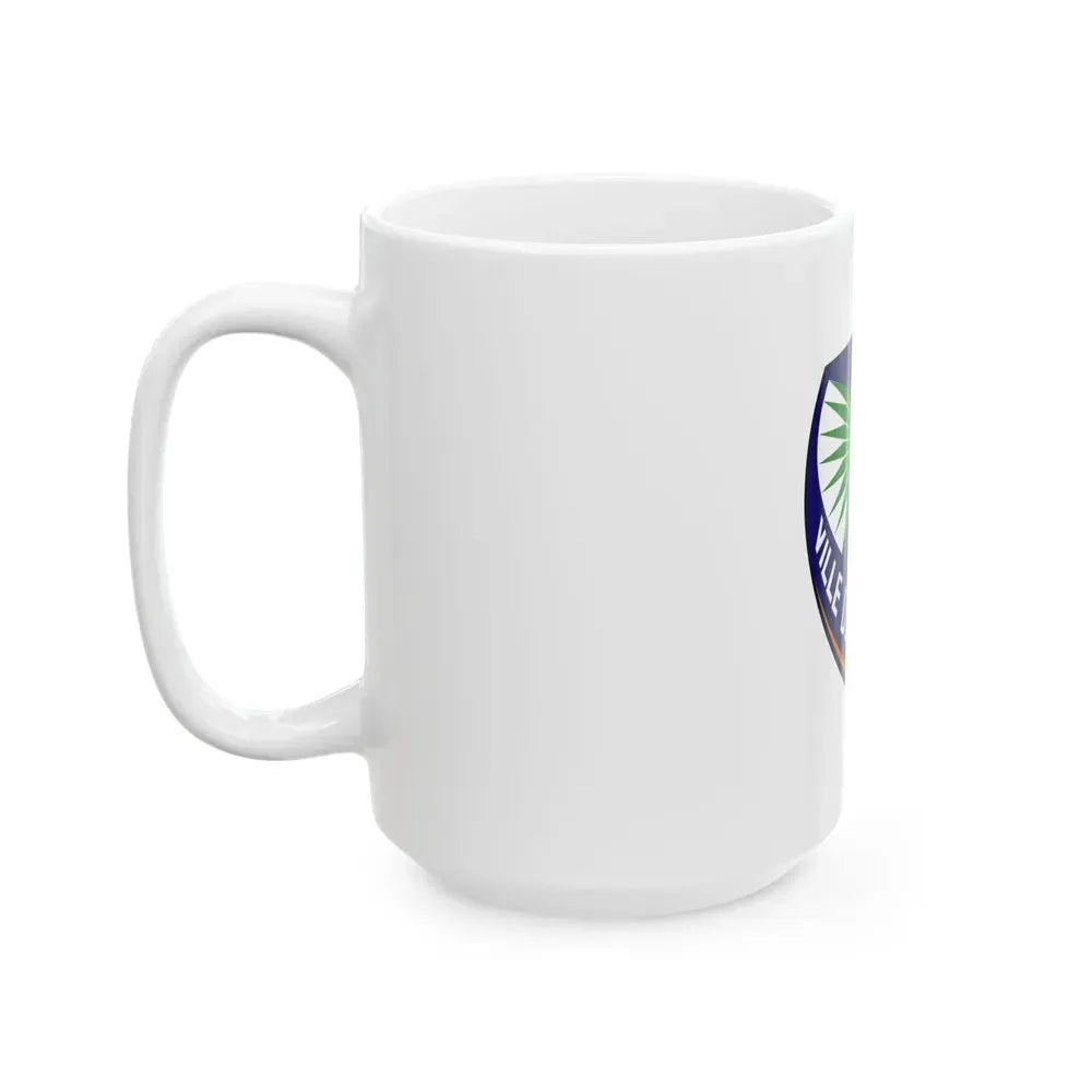 Flag of Kinshasa DRC (Congo) White Coffee Mug - Go Mug Yourself