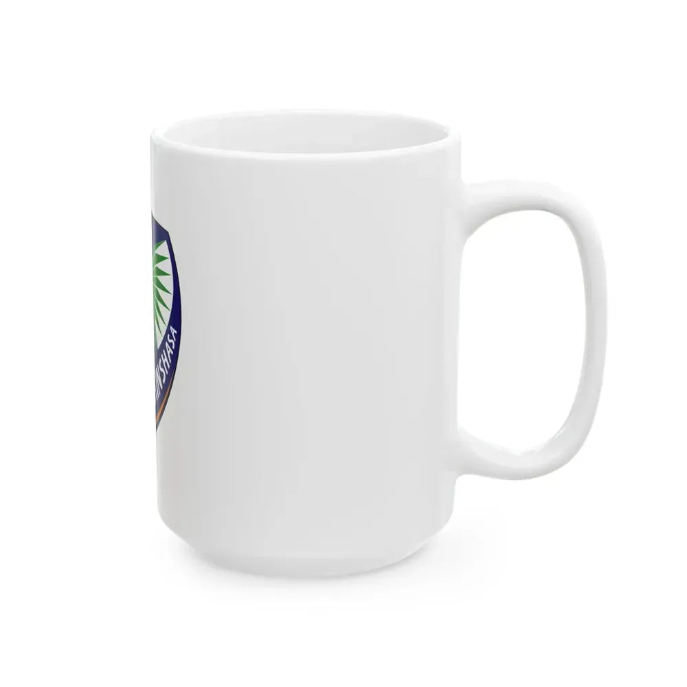 Flag of Kinshasa DRC (Congo) White Coffee Mug - Go Mug Yourself