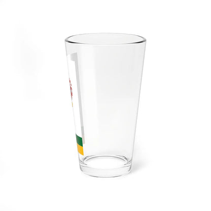 Flag of Kiralyegyhaza vertical (Hungary) Pint Glass 16oz - Go Mug Yourself