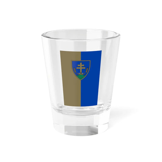 Flag of Kiralyszentistvan vertical (Hungary) Shot Glass 1.5oz 1.5oz - Go Mug Yourself