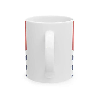 Flag of Kiribati 3-2 (Kiribati) White Coffee Mug - Go Mug Yourself
