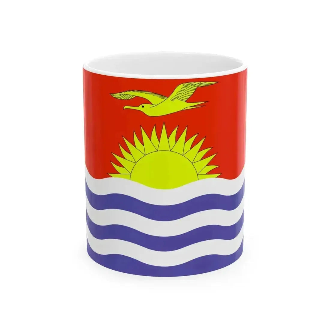 Flag of Kiribati WFB 2000 (Kiribati) White Coffee Mug 11oz - Go Mug Yourself