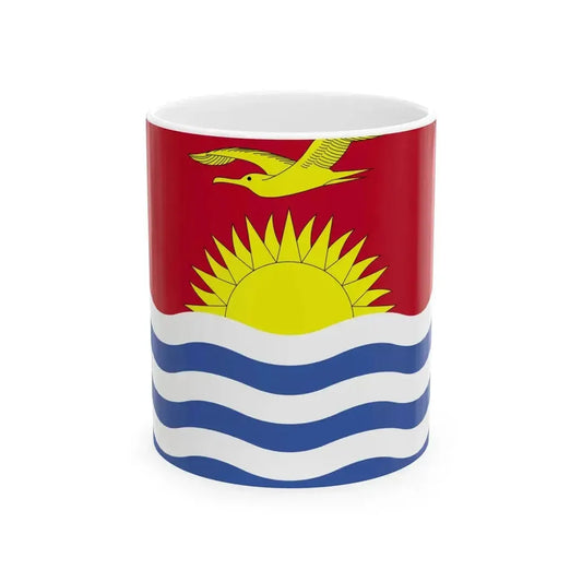 Flag of Kiribati WFB 2004 (Kiribati) White Coffee Mug 11oz - Go Mug Yourself