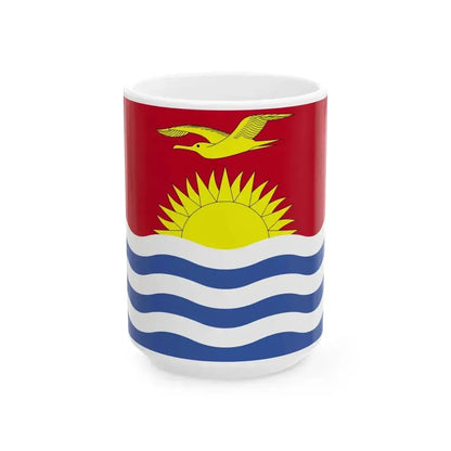 Flag of Kiribati WFB 2004 (Kiribati) White Coffee Mug 15oz - Go Mug Yourself