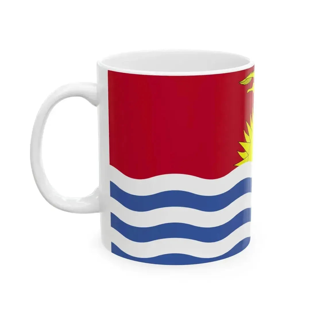 Flag of Kiribati WFB 2004 (Kiribati) White Coffee Mug - Go Mug Yourself