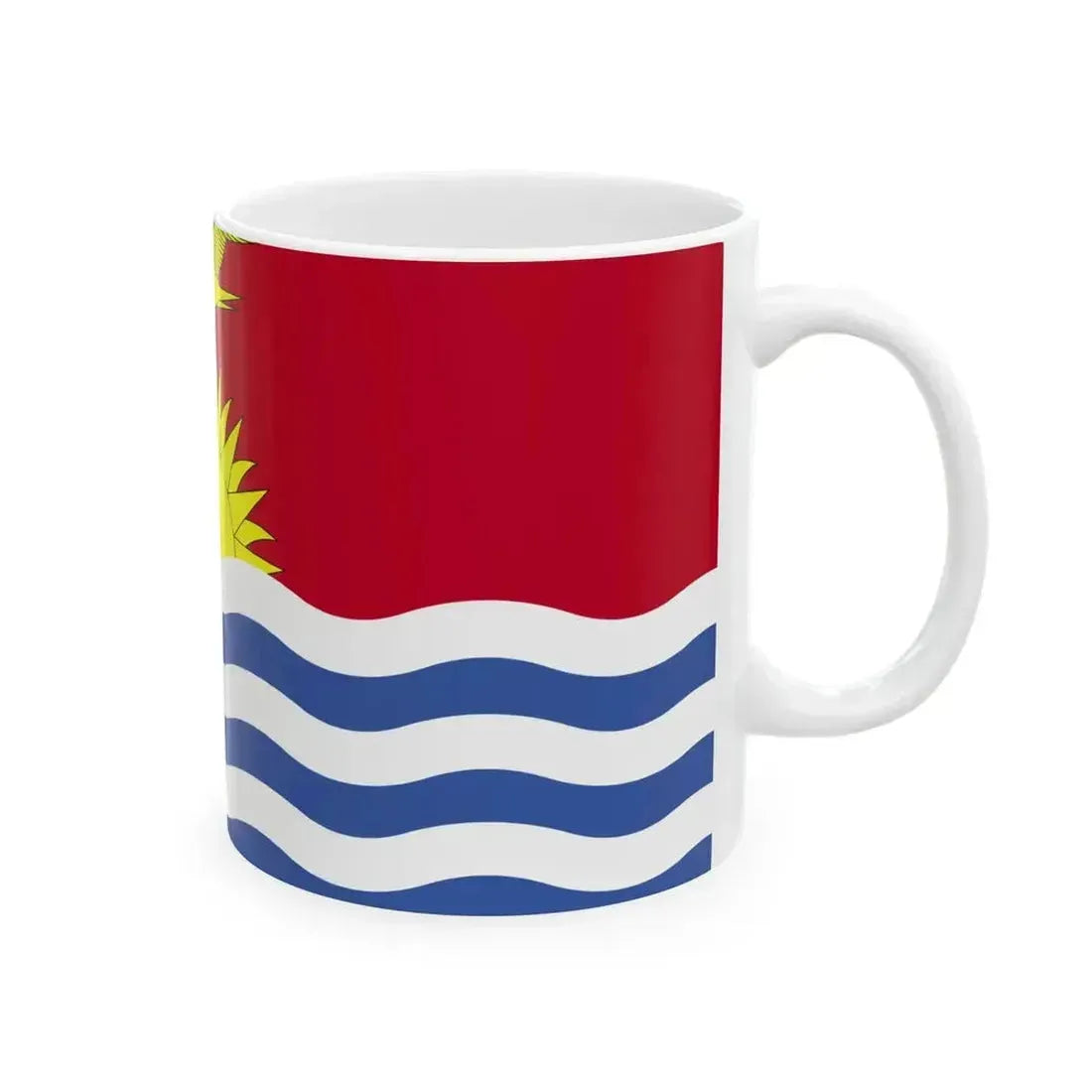 Flag of Kiribati WFB 2004 (Kiribati) White Coffee Mug - Go Mug Yourself