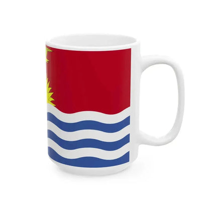 Flag of Kiribati WFB 2004 (Kiribati) White Coffee Mug - Go Mug Yourself