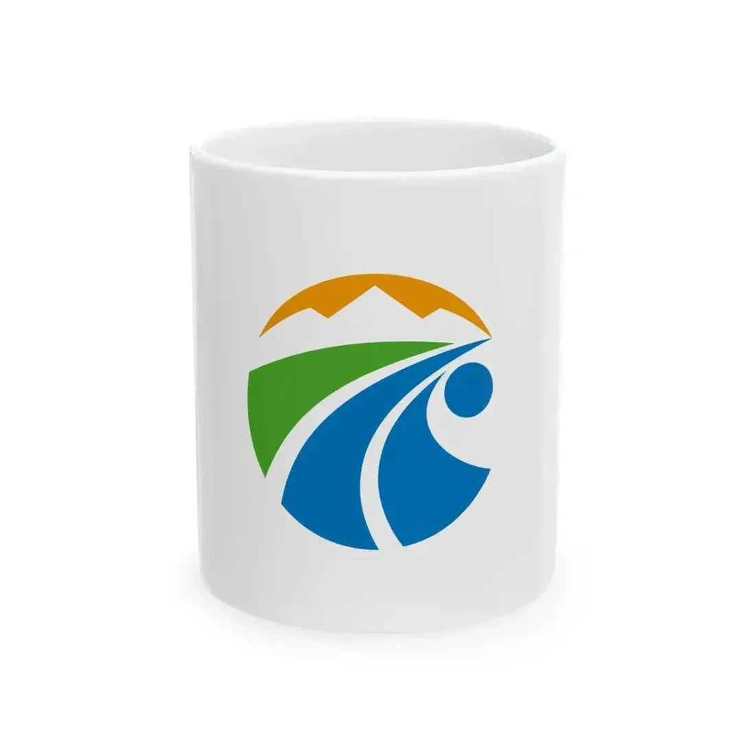 Flag of Kirishima Kagoshima (Japan) White Coffee Mug 11oz - Go Mug Yourself