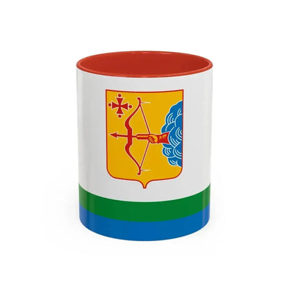 Flag of Kirov Oblast Russia - Accent Coffee Mug 11oz Red - Go Mug Yourself