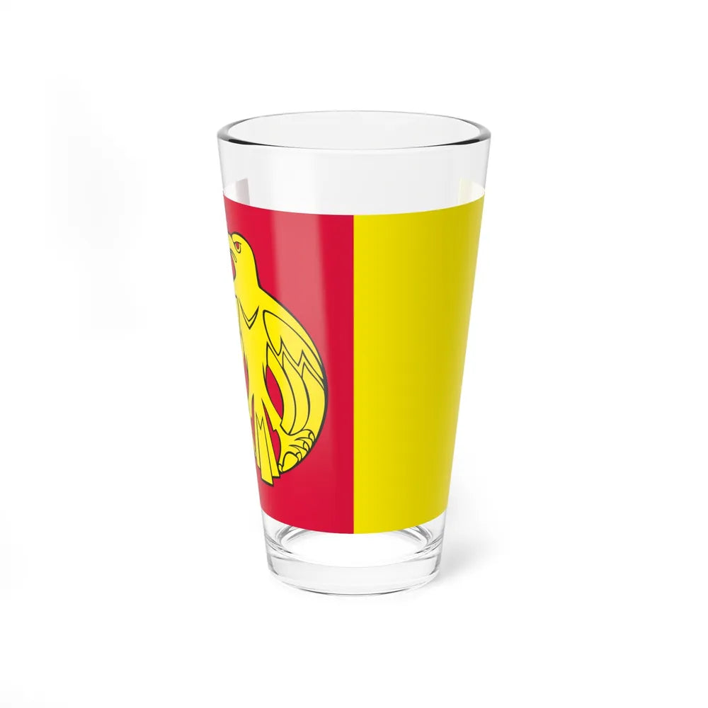 Flag of Kirovohrad Oblast Ukraine - Pint Glass 16oz-16oz-Go Mug Yourself