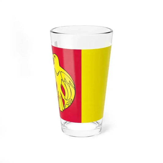 Flag of Kirovohrad Oblast Ukraine - Pint Glass 16oz 16oz - Go Mug Yourself