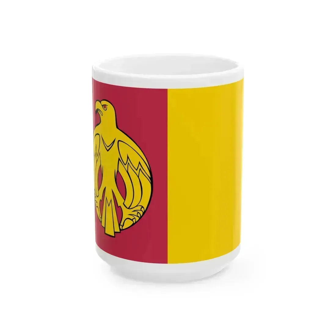 Flag of Kirovohrad Oblast (Ukraine) White Coffee Mug 15oz - Go Mug Yourself