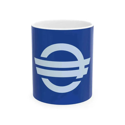 Flag of Kisakata Akita 1961-2005 (Japan) White Coffee Mug 11oz - Go Mug Yourself