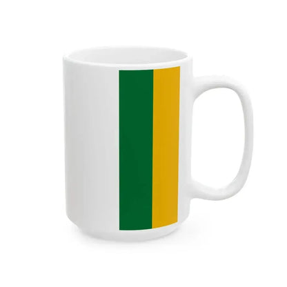 Flag of Kisasszonyfa (Hungary) White Coffee Mug - Go Mug Yourself