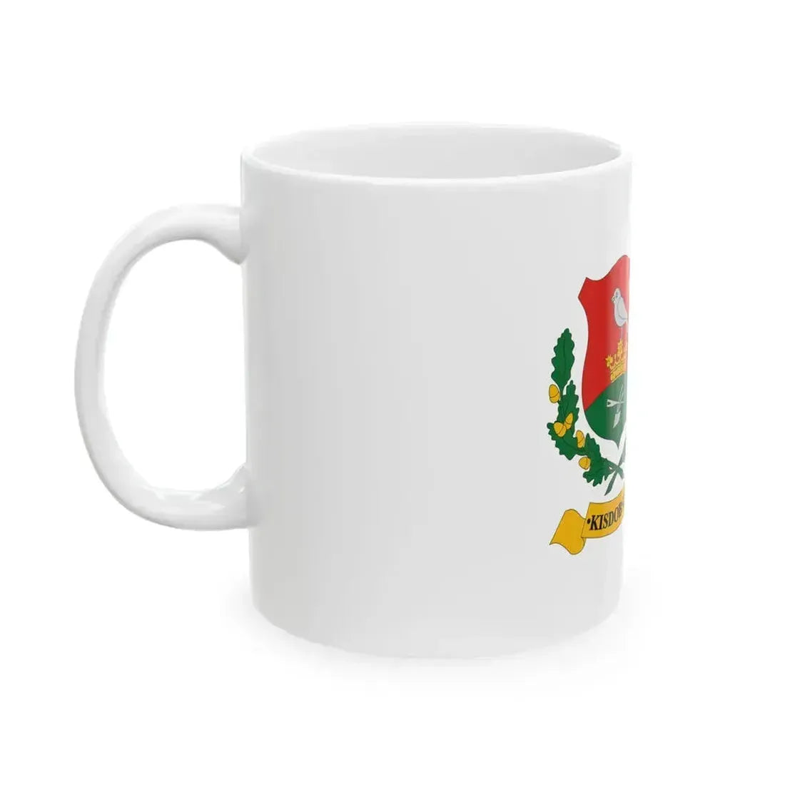 Flag of Kisdobsza (Hungary) White Coffee Mug - Go Mug Yourself