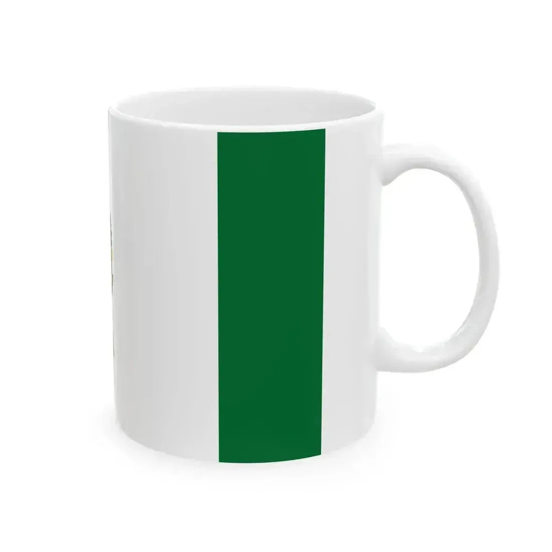 Flag of Kisdobsza (Hungary) White Coffee Mug - Go Mug Yourself