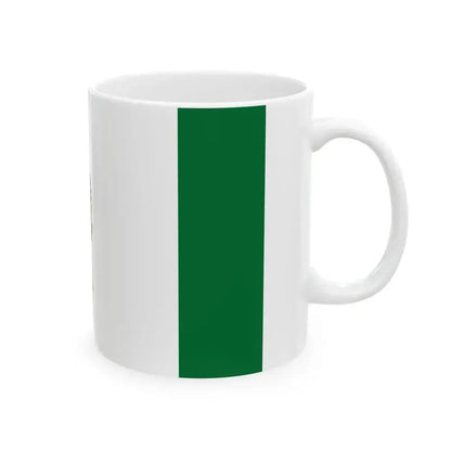 Flag of Kisdobsza (Hungary) White Coffee Mug - Go Mug Yourself