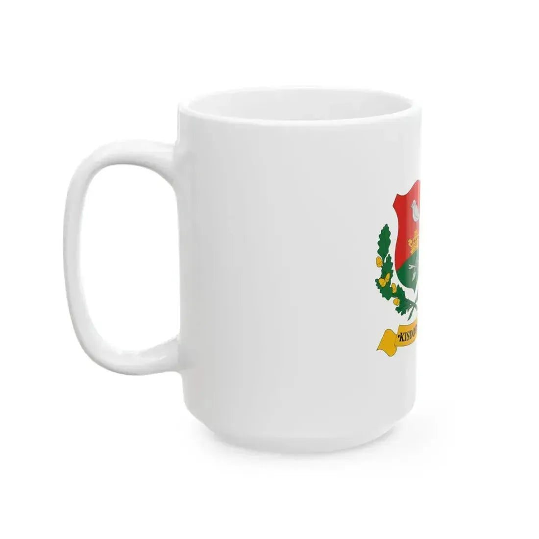 Flag of Kisdobsza (Hungary) White Coffee Mug - Go Mug Yourself