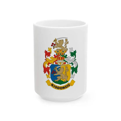 Flag of Kisdorog (Hungary) White Coffee Mug 15oz - Go Mug Yourself