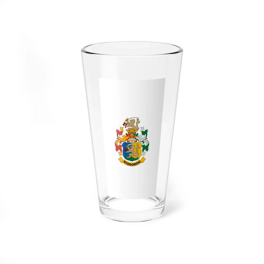 Flag of Kisdorog vertical (Hungary) Pint Glass 16oz 16oz - Go Mug Yourself