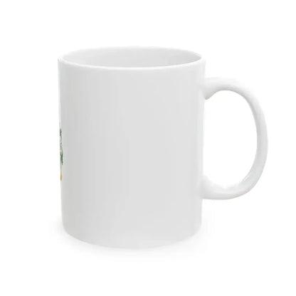 Flag of Kisdorog vertical (Hungary) White Coffee Mug - Go Mug Yourself