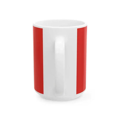Flag of Kisela Voda Municipality North Macedonia (North Macedonia) White Coffee Mug - Go Mug Yourself