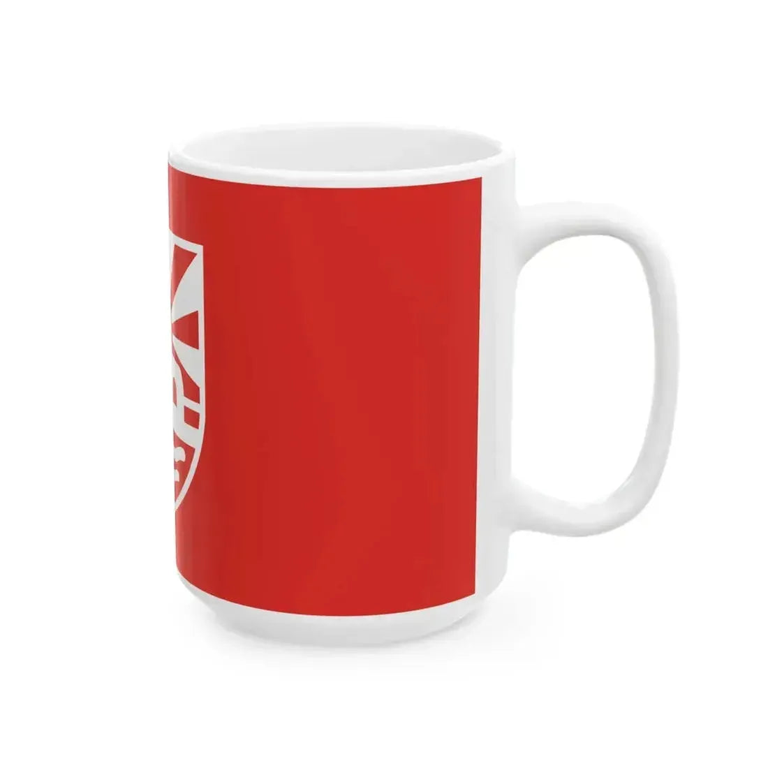Flag of Kisela Voda Municipality North Macedonia (North Macedonia) White Coffee Mug - Go Mug Yourself