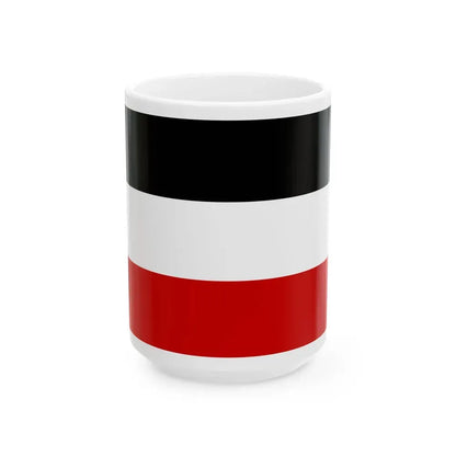 Flag of Kishangarh (India) White Coffee Mug 15oz - Go Mug Yourself