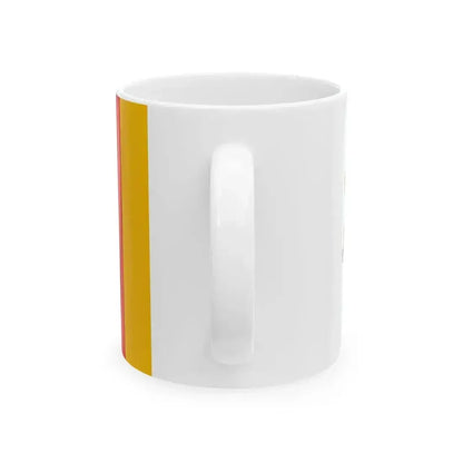 Flag of Kisharsany (Hungary) White Coffee Mug - Go Mug Yourself