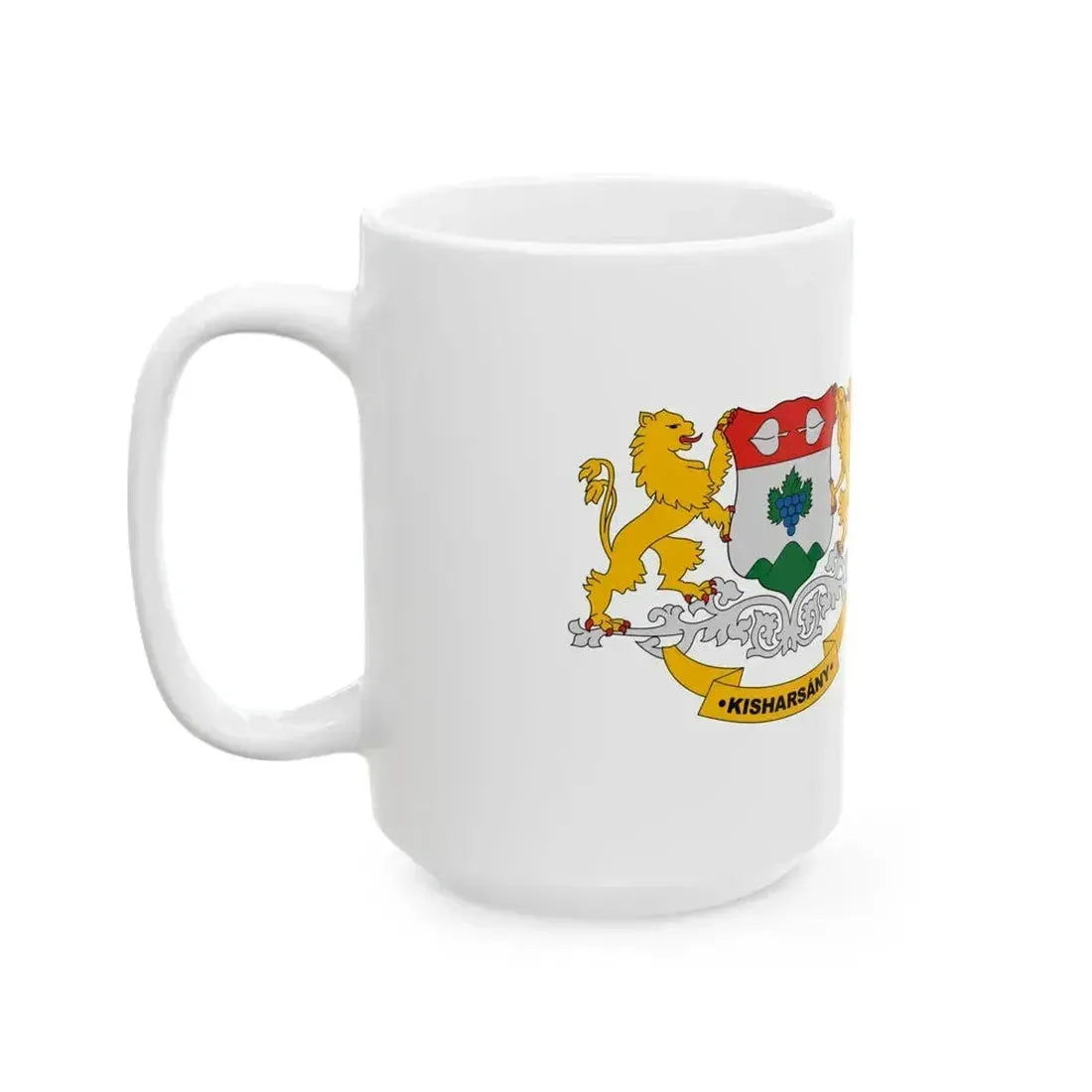 Flag of Kisharsany (Hungary) White Coffee Mug - Go Mug Yourself