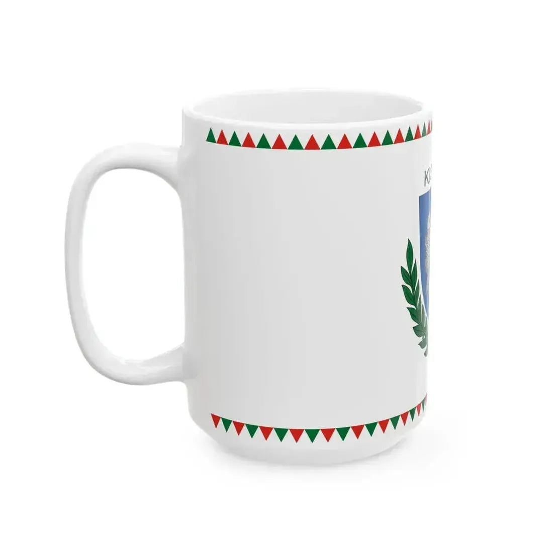 Flag of Kiskore (Hungary) White Coffee Mug - Go Mug Yourself